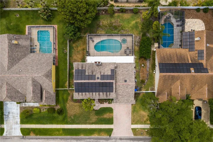 This home features 36 400W solar panels, installed in 2017