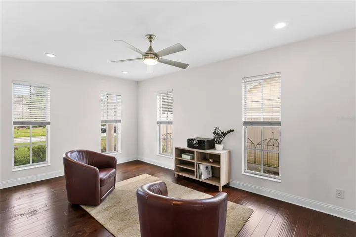 Lots of natural light with large windows throughout