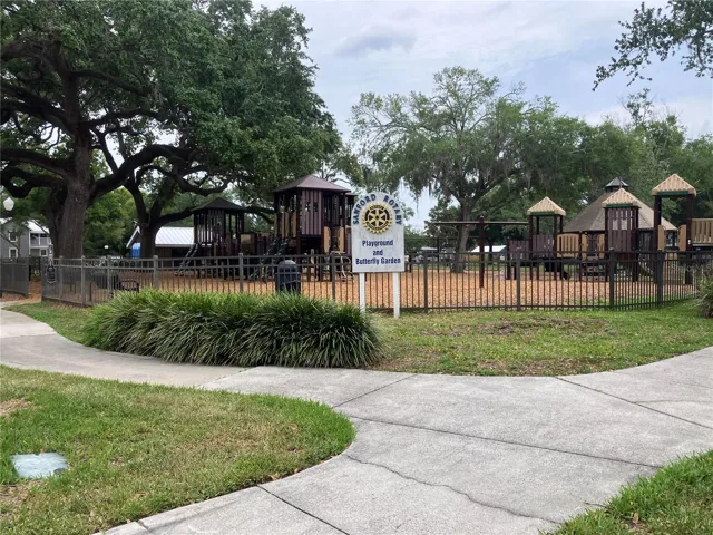 Close up of playground at Park on Park