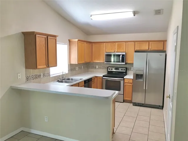 Cozy kitchen with closet pantry