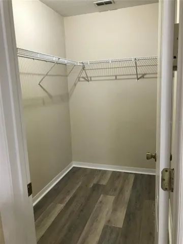 Primary walk in closet