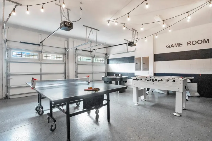 Large game room with multiple entertainment zones designed for unforgettable guest experiences