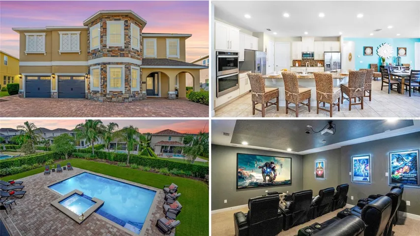 Welcome to 7734 Graben Street - a rare 11-bedroom luxury vacation estate in Encore at Reunion with exceptional short-term rental income potential near Disney.