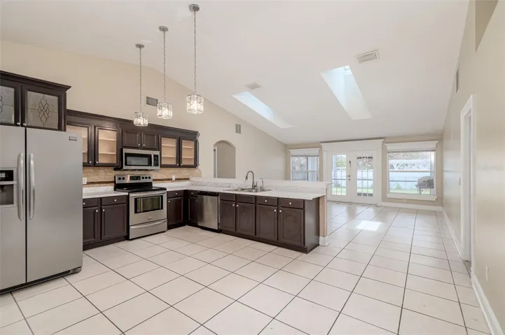Kitchen with dinette space