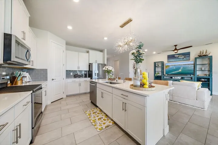 Open Concept Kitchen Living Space