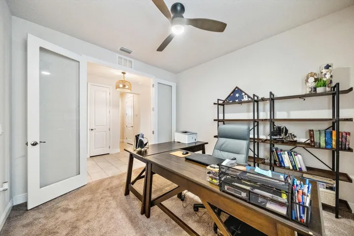 Office with Privacy Doors