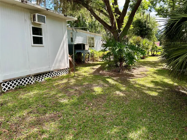 Looking WEST Across Backyard