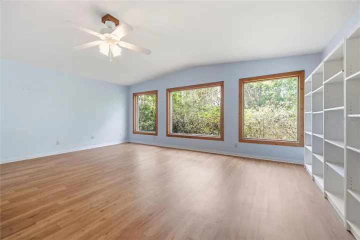 Virtually staged, removed sideboard