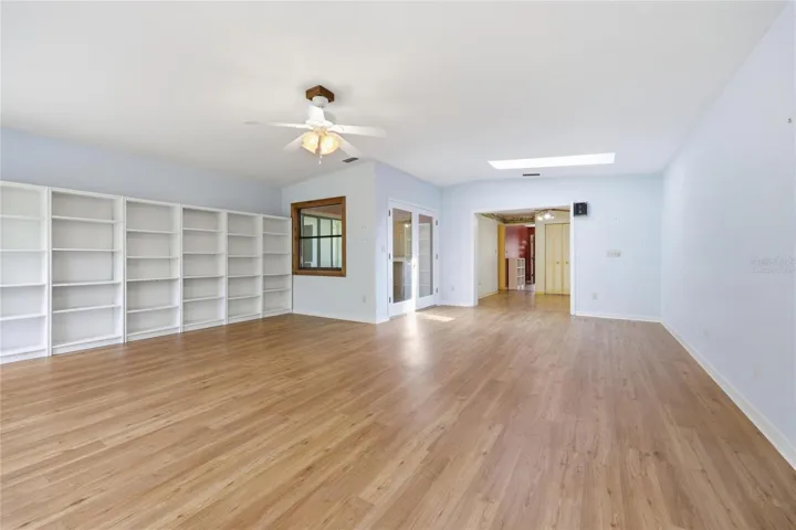 Virtually staged, removed sideboard