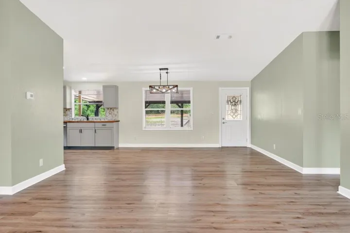 Looking into Dining Room from Living Room