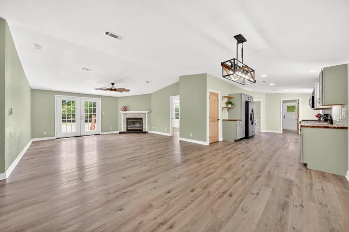 Entering the home form front door