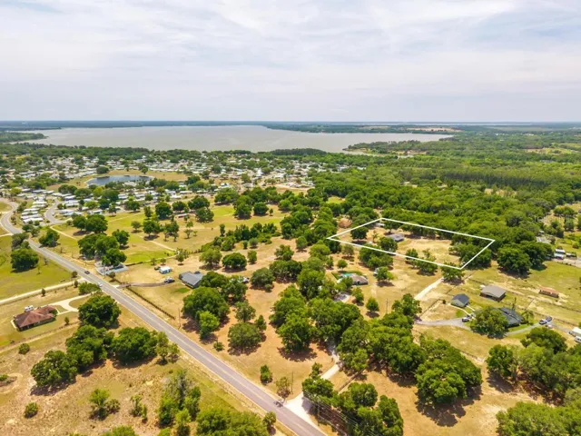 Lake Yale in Background - surrounded by agricultural Land