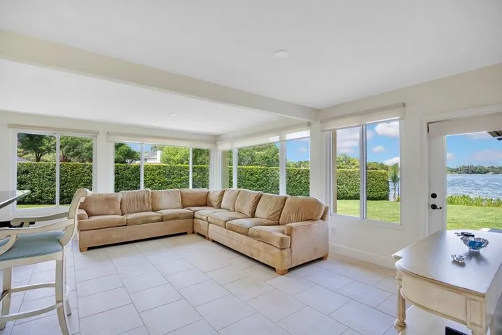 Living Room with Lake View