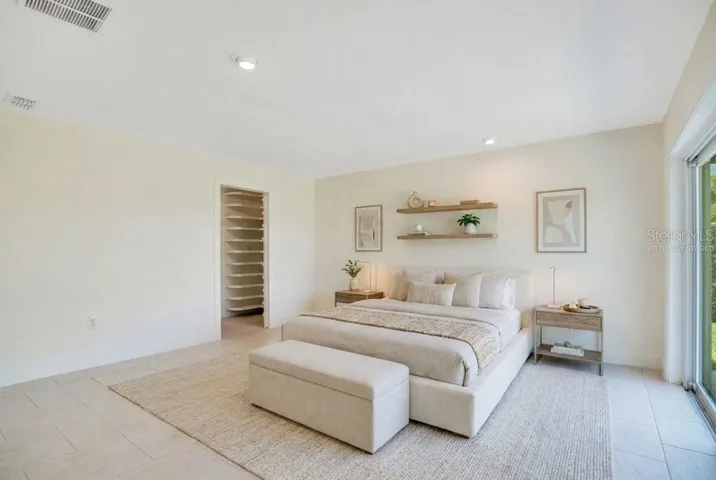 Virtually Staged Primary Bedroom