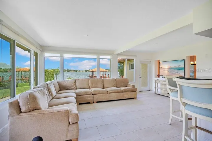 Living Room with Lake View