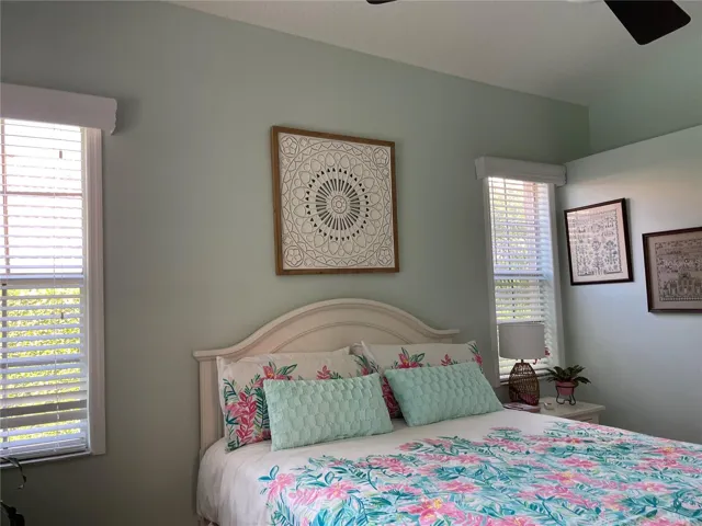The main bedroom, your oasis after a long day at the UTC Mall or the dreamy beach.