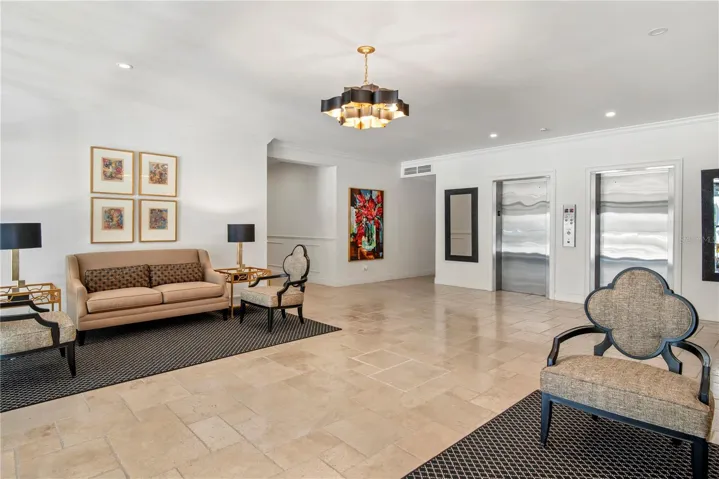 Ground Floor Lobby - Welcomes Residents and Guests