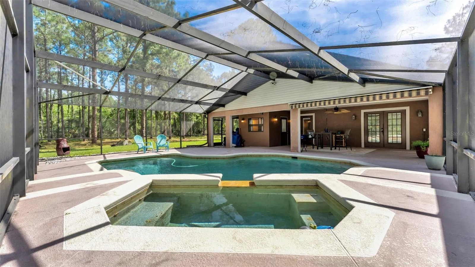 Pool from back side towards NE side and 2nd lot