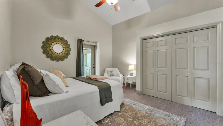 4th bedroom with pool door