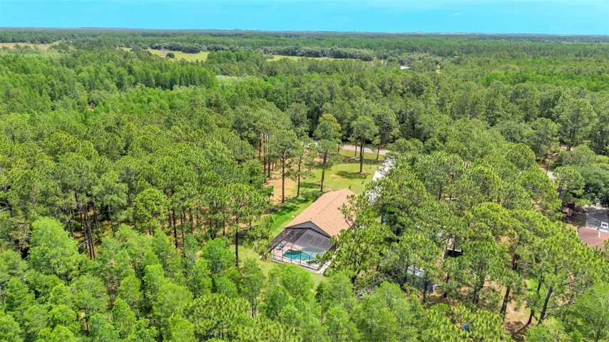From back of property