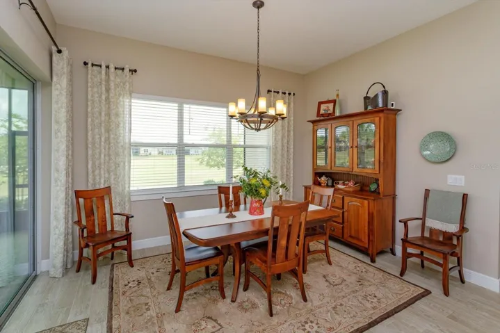 Dining Area with Golf Course View