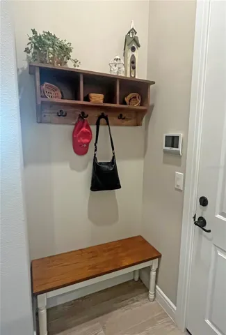 Drop Zone at Garage Entry