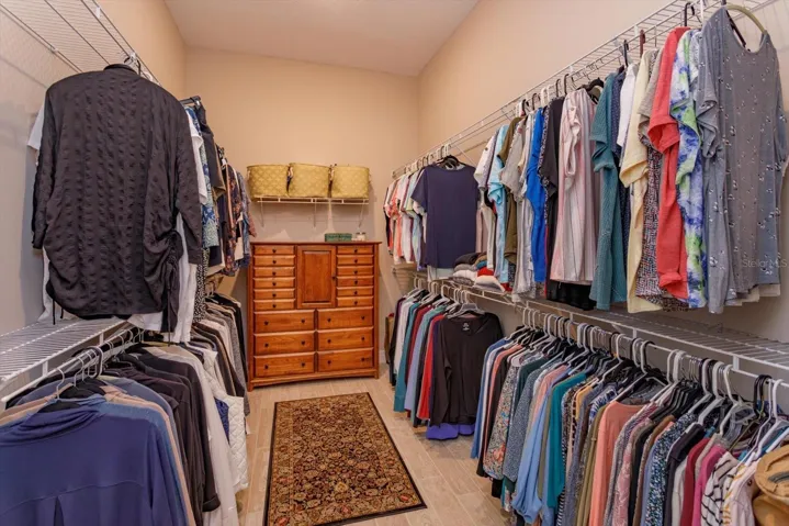 Large Walk-In Closet in the Primary Suite