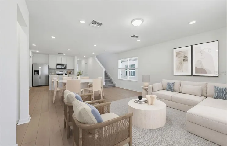 Virtually Staged - Open Gathering Room
