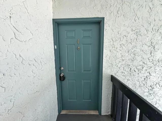 Front door.
