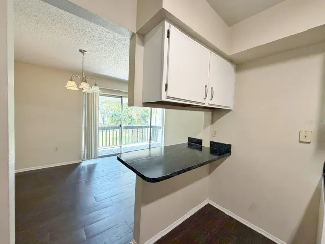 Kitchen bar top. Great for entertaining.