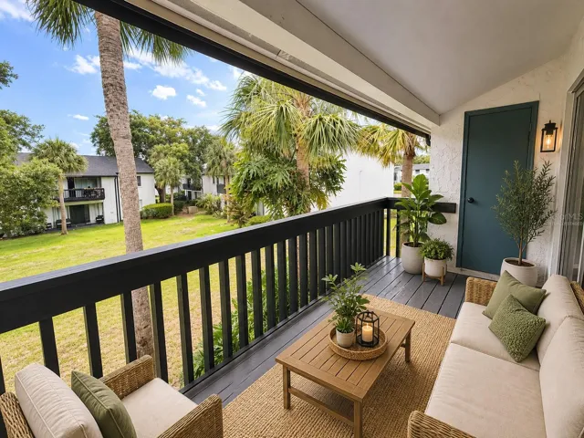 Virtually Staged.  Beautiful nature views from your private balcony.