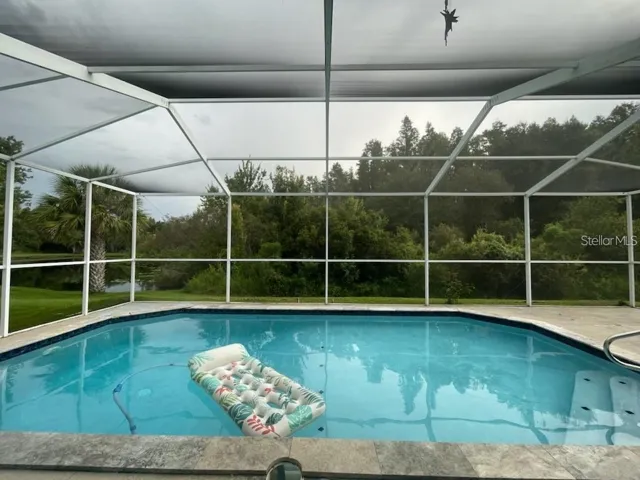 Stunning pool on conservation lot