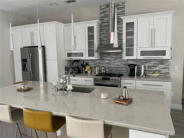 Huge open kitchen