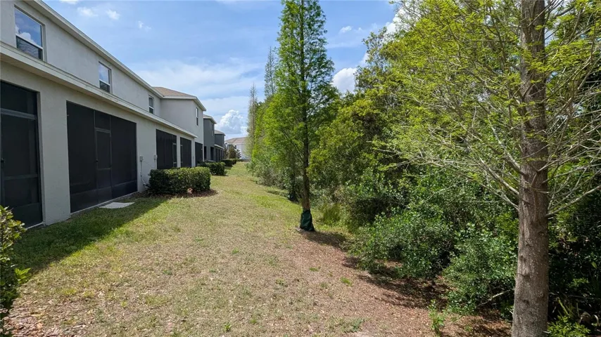 Rearview of property
