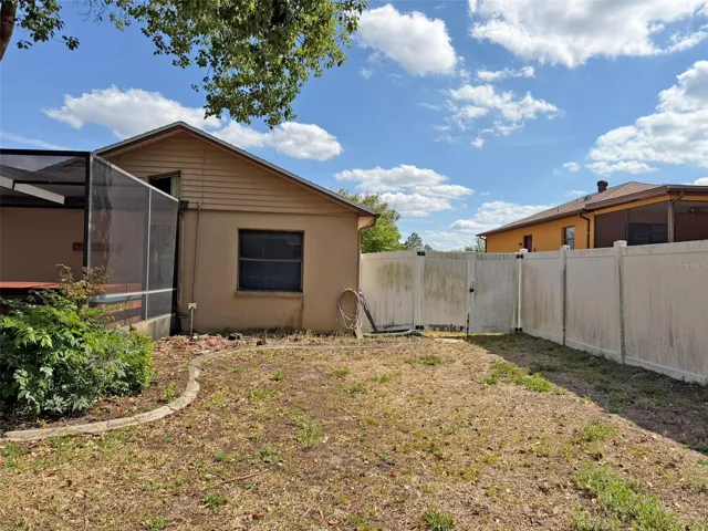 Large Fenced In Back Yard