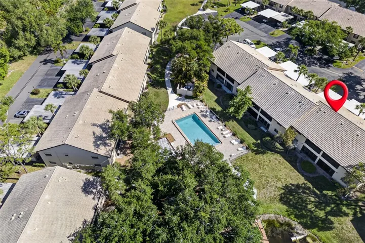 Aerial View of Pool