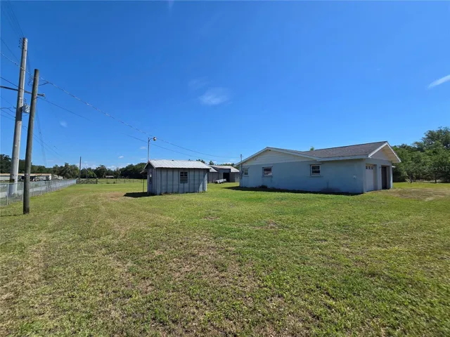 left side of the house