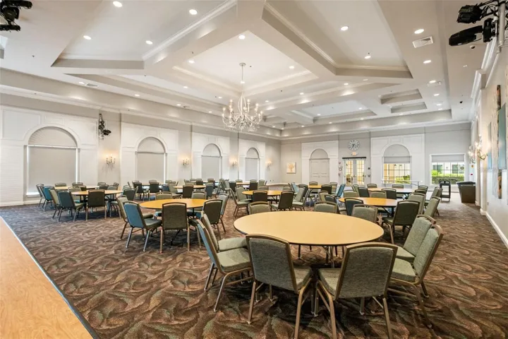 BALLROOM WITH DANCE FLOOR AND STAGE