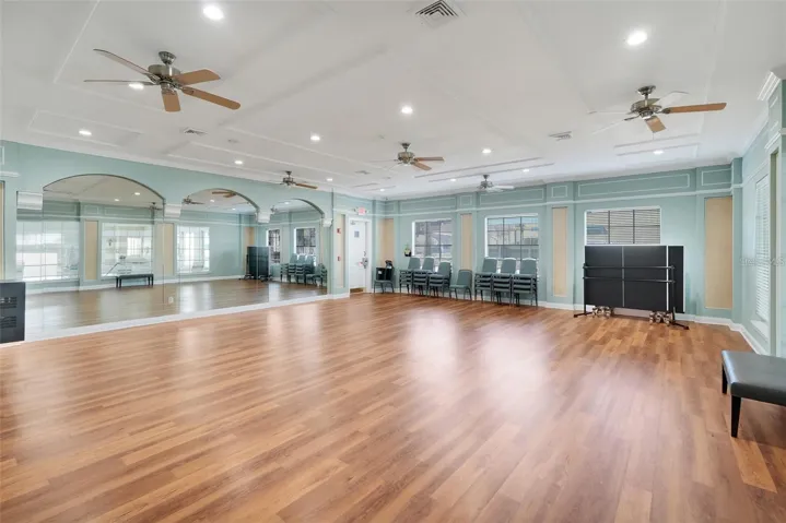 AEROBICS ROOM AND PING-PONG