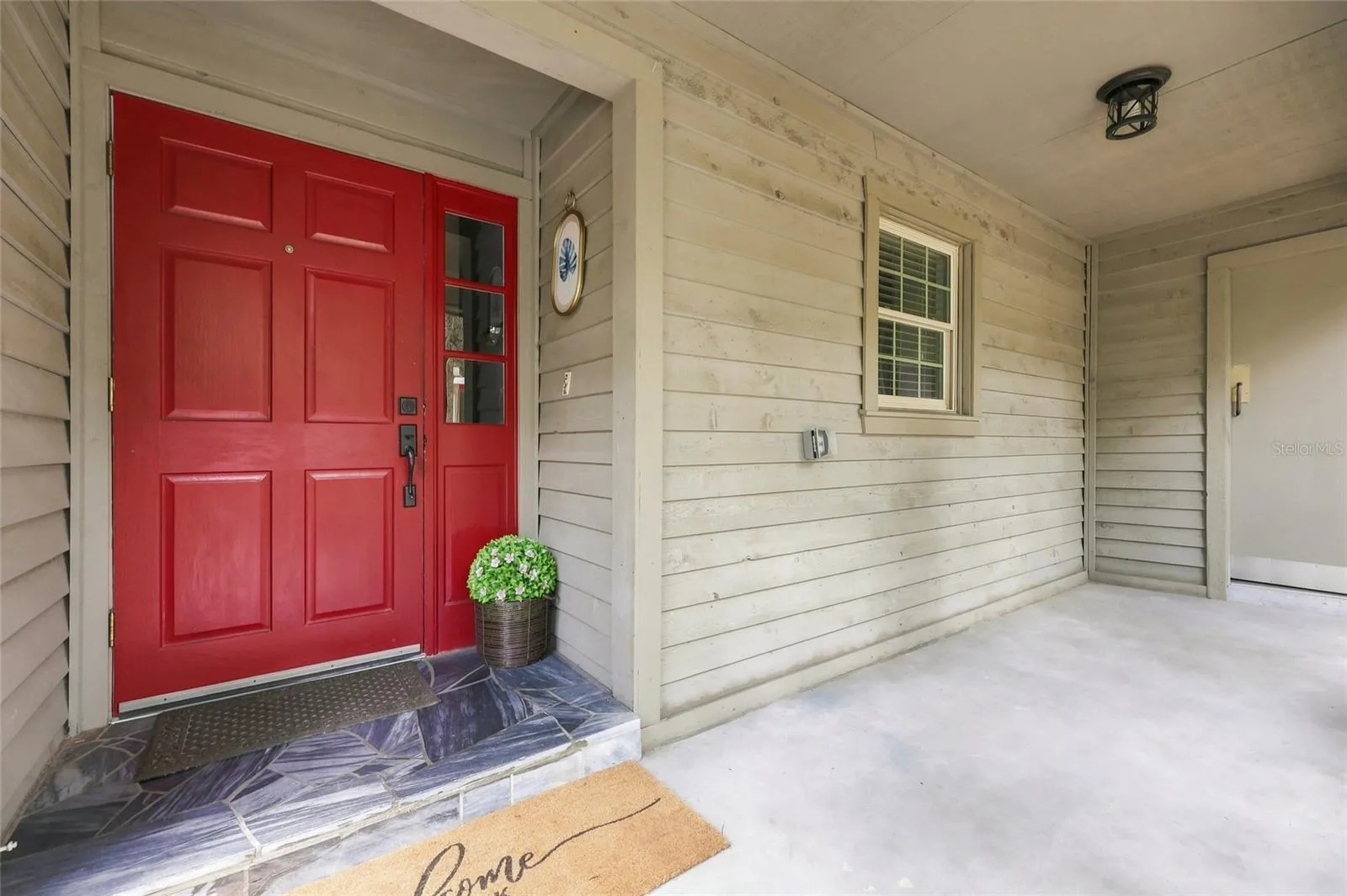 Entrance: Utility room door to the right