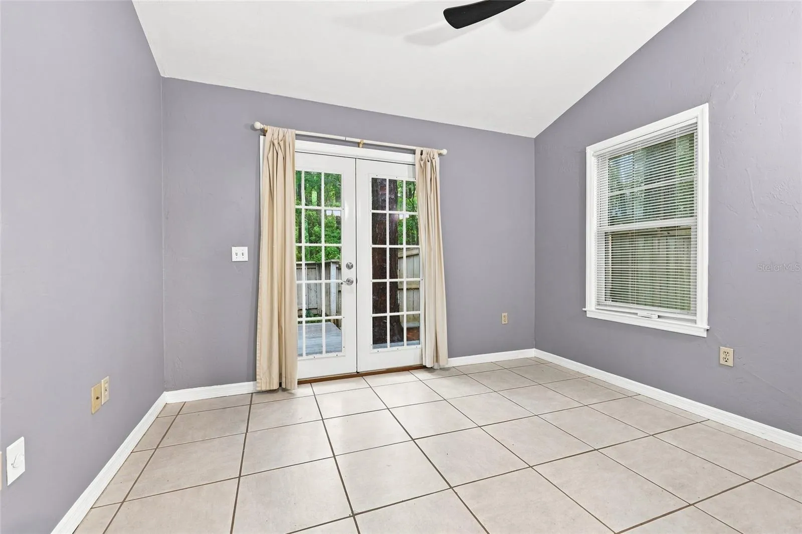 Study off of primary bedroom