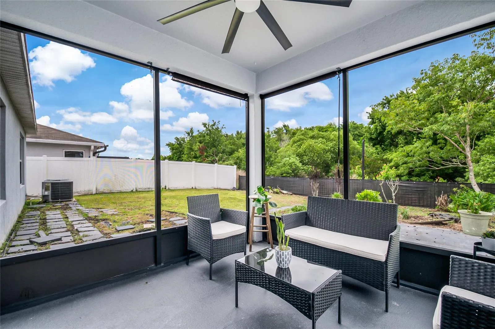 Screened porch