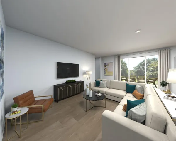 Photo is a virtual rendering representative of the home’s floorplan.