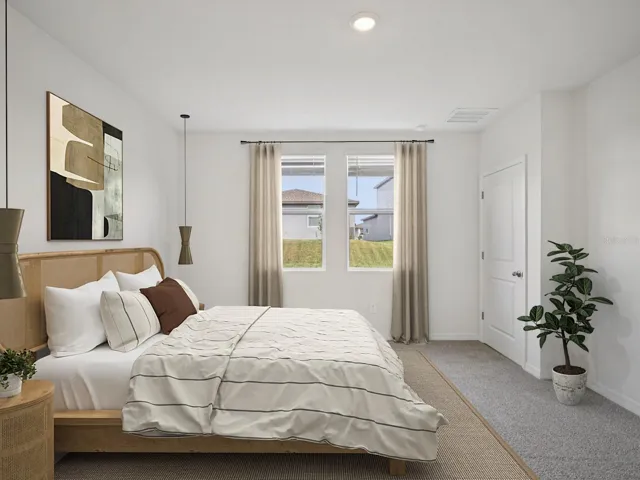 Interior photos are not of the actual home but are photos of the builder home with same floorplan with similar interior finishes and features. Photo uses virtual staging.