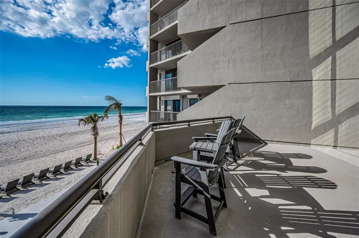 Second floor Community Gulf front Balcony for second floor owners