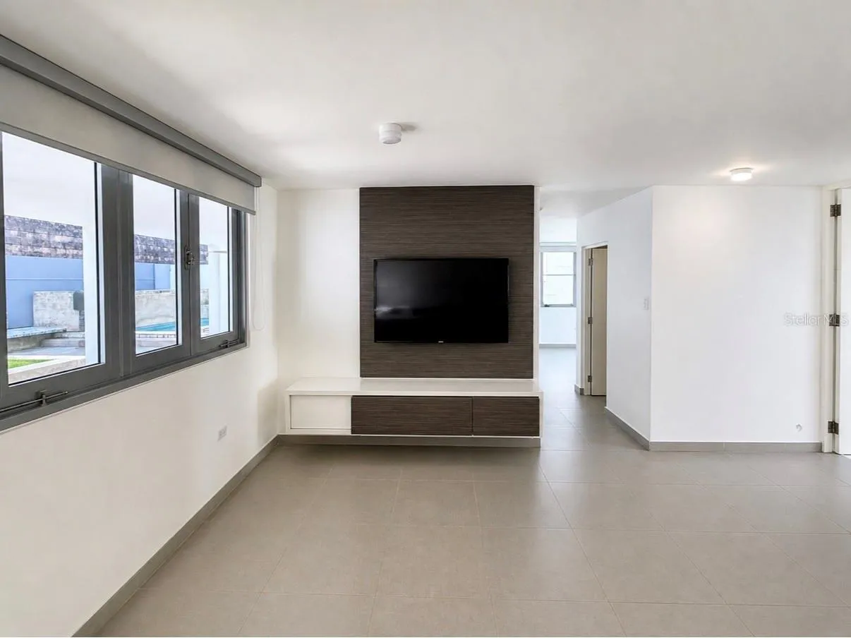 Family room near kitchen