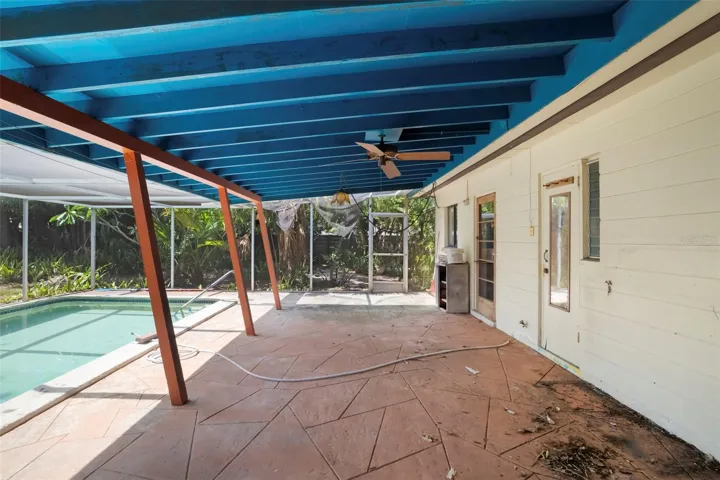 Pool patio