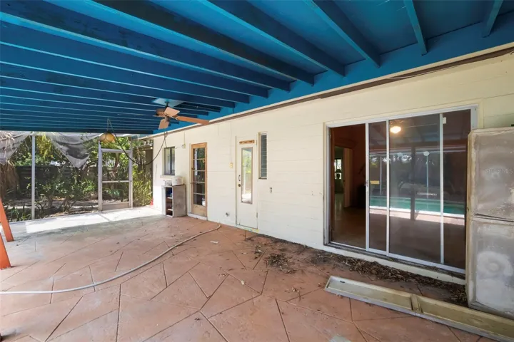 Pool patio
