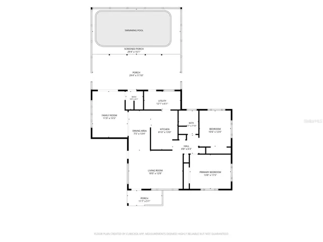 Floor plan with approximate room sizes. Buyers and buyers agent to verify all measurements to their own satisfaction.