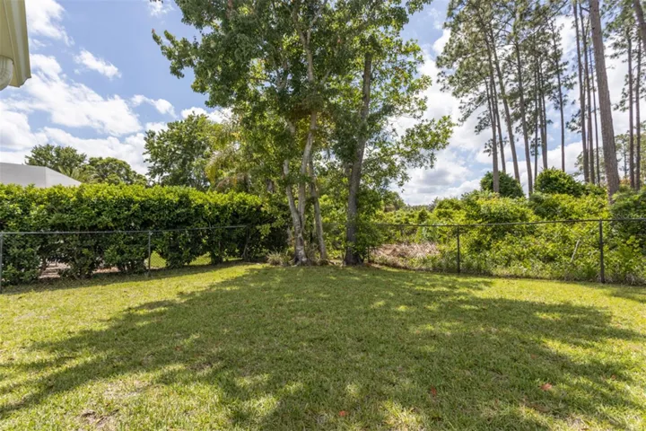 Fully Fenced-In Backyard